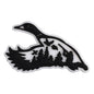 Silicone Focal Beads Hunting Season Black and White Wildlife Silhouettes 20pcs 14