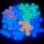 Glow Acrylic Beads 16mm Light In The Dark Pastel Colors 50pcs 2