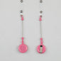 Beadable Badge Reels Retractable ID Keychain Clip - Candy Pink