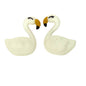Silicone 3D Focal Beads Swan Smiling Cheerful Wings 2