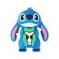 Silicone 3D Focal Beads Disney Blue Stitch Pull Ears Muscle Pose 20pcs 12