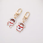 Enamel Astronaut Keychain Metal Zinc Alloy Space Theme Charm