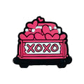Silicone Focal Beads Heart XO Truck Bed with XOXO Tailgate 20pcs