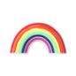 Silicone 3D Focal Beads Smiling Sun Rainbow Flowers Holding Flower Charm 20Pcs 10
