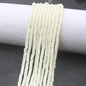 Flat Clay Beads 4mm Solid Color Polymer Disc 10strands 5