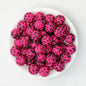 15mm Leopard Pattern Silicone Round Beads 50pcs 8