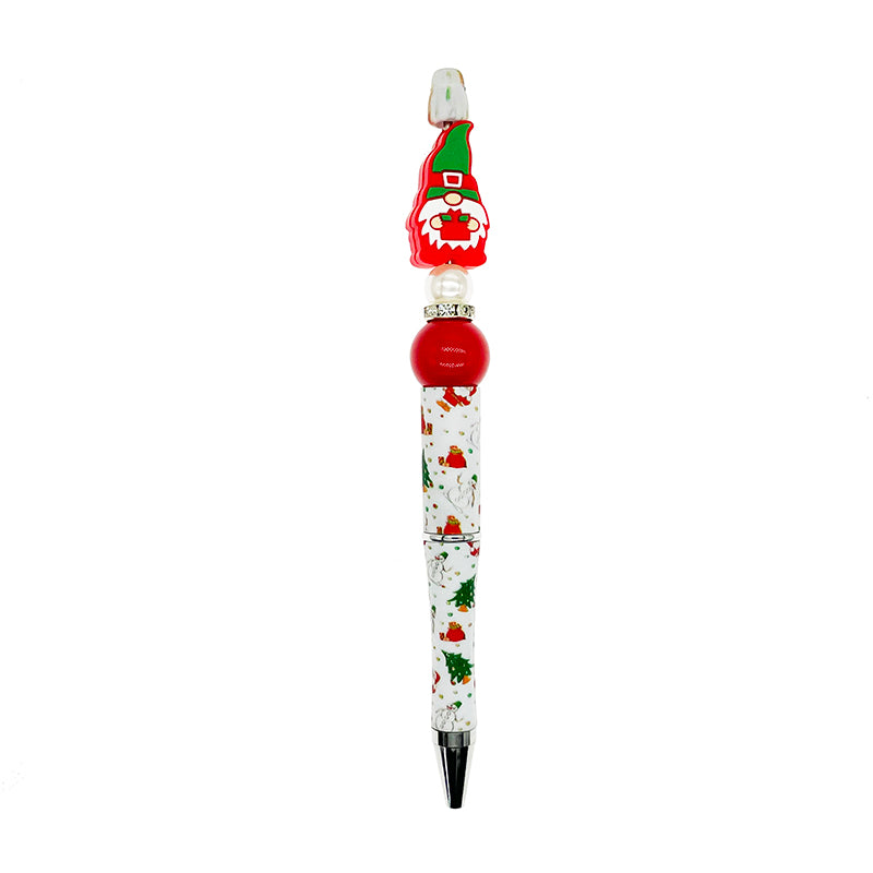 Silicone Focal Beads Santa Claus Holding Present 20pcs 3