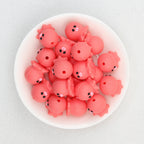 3D Cute Octopus Silicone Focal Beads 20Pcs  3