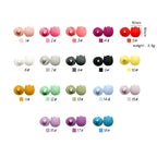 Lotus Silicone Beads Pastel Colors Soft Matte Finish 10pcs 2