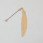 Beadable Feather Bookmarks Metal Colorful Detailed 13g