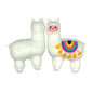 Silicone 3D Focal Beads Rainbow Alpaca Colorful Saddle Design