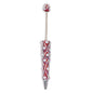 Beadable Pen with Rhinestone Pearl Chain Multicolor Rotating 5 Pcs 9