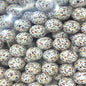 15mm Silicone Beads Multi Color Leopard Print 50pcs 4