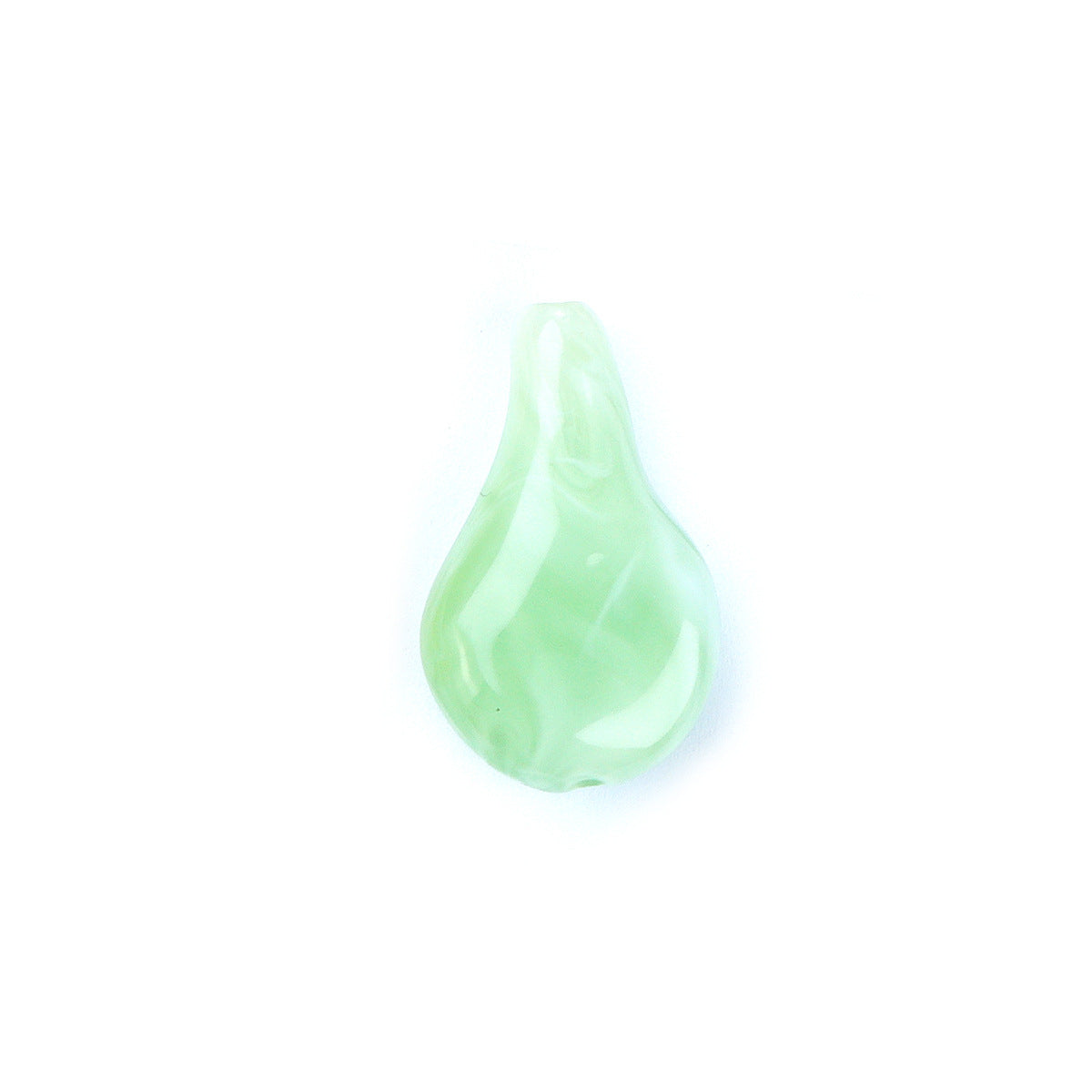 Vintage Gradient Gourd Acrylic Beads 19mm Imitation Jade 100pcs 8