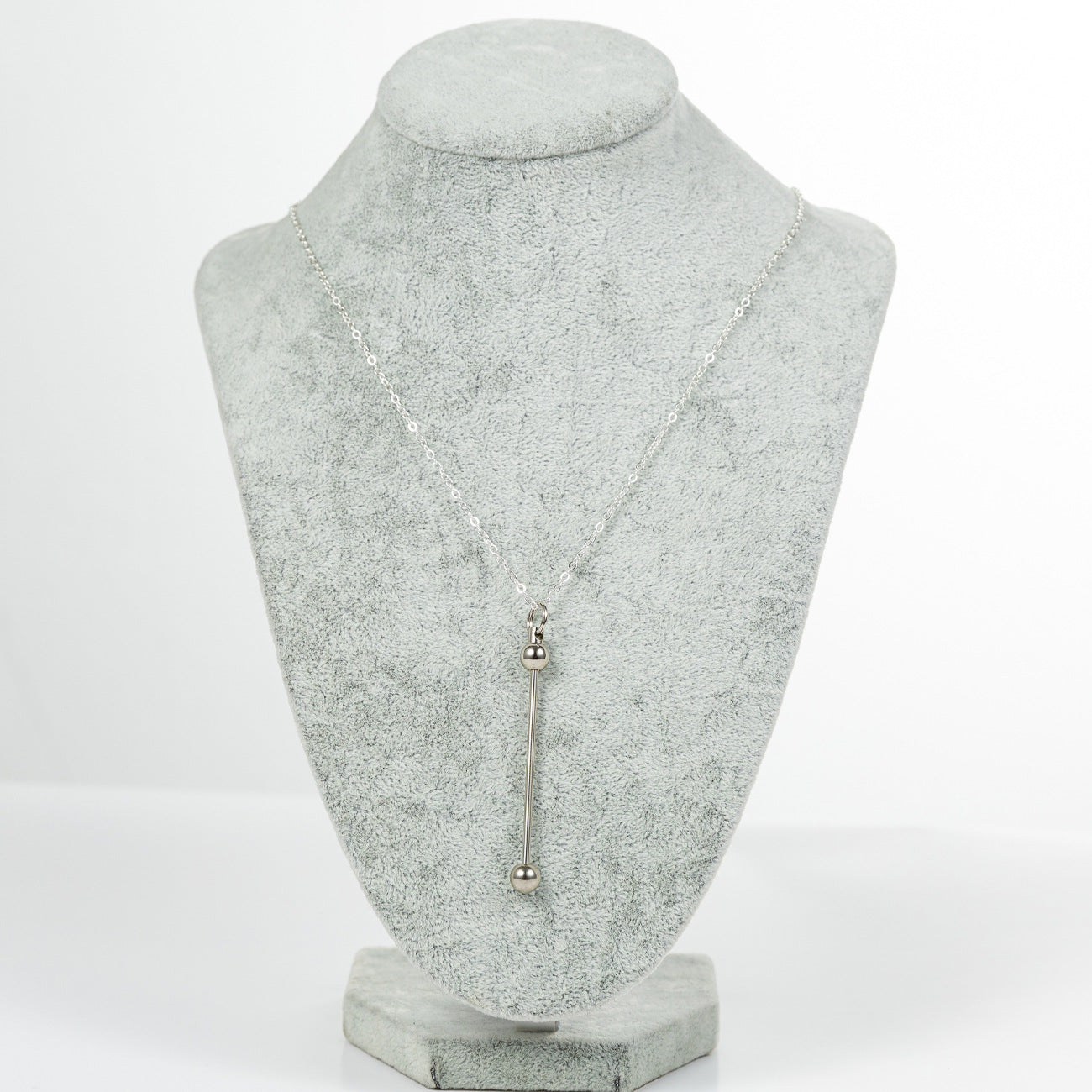 Beadable Metal Necklaces With Bars