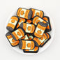 Halloween Pumpkin Can Silicone Focal Beads 20pcs 2