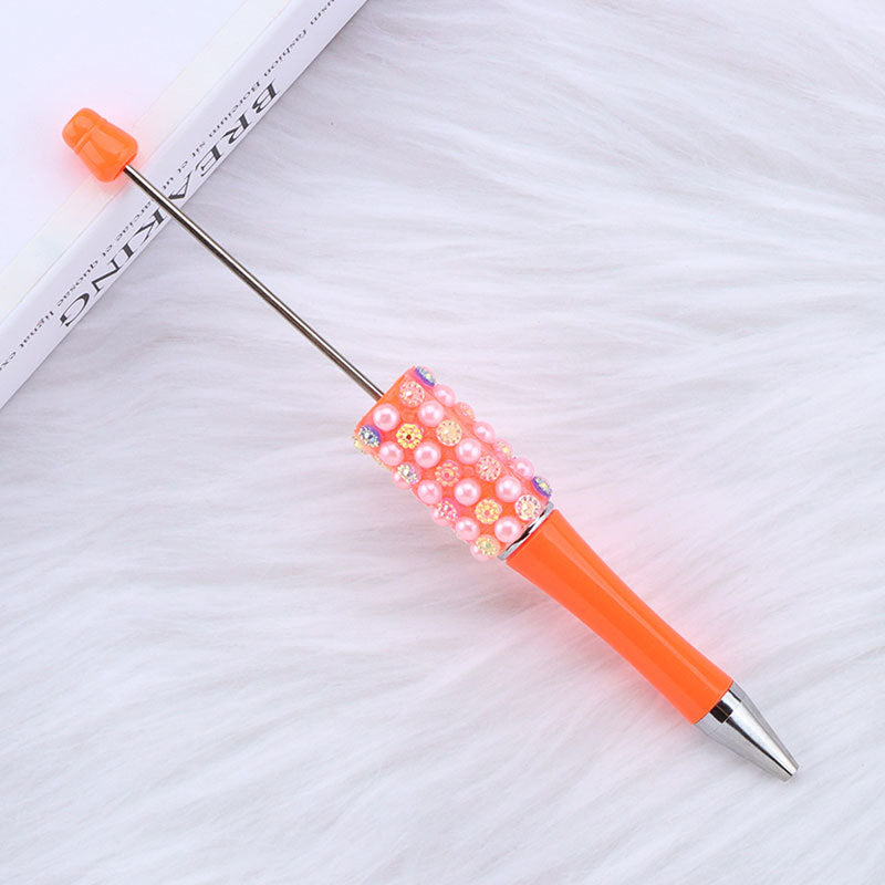Colorful Pearl Gradient Round Ballpoint Pen Plastic 25