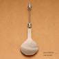 Beadable Salad Spoon Stainless Steel Zinc Alloy Bead Handle 8