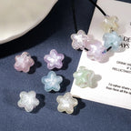 Transparent Iridescent Star Acrylic Beads 13mm 20pcs 2