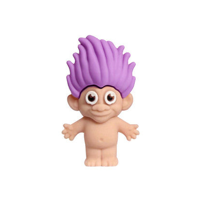 Silicone 3D Troll Focal Beads Playful Character 20pcs 8