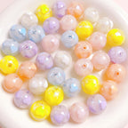 Candy Heart Acrylic Beads 16mm Glossy Colorful 10pcs 4