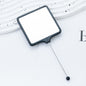 Beadable Plastic Mirrors Handheld Square