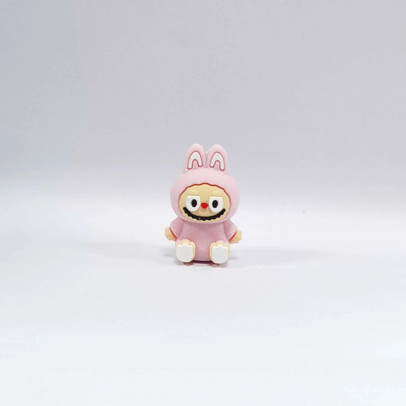 Silicone 3D Focal Beads Bunny Character Sitting Pose 20pcs 4