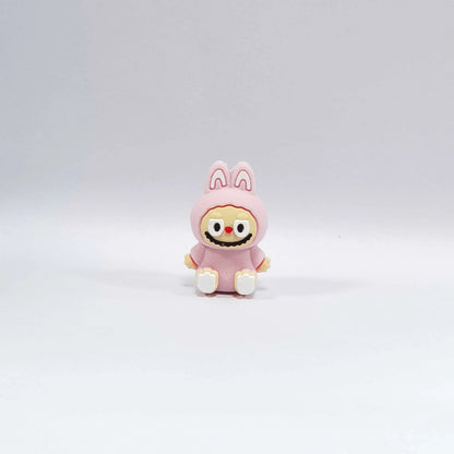 Silicone 3D Focal Beads Bunny Character Sitting Pose 20pcs 4