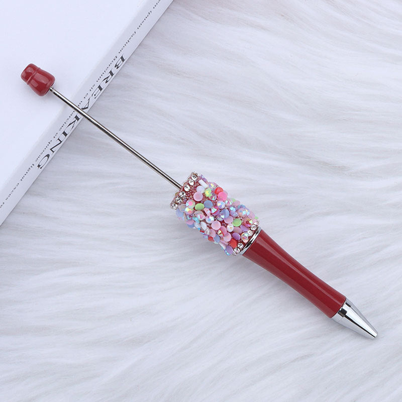 Beadable Pen with Colorful Sequin and Rhinestone 11