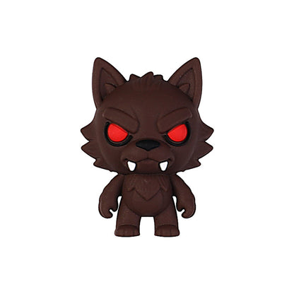 Silicone Halloween 3D Focal Beads Spooky Characters 20pcs - Werewolf