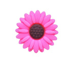 Silicone Focal Beads Daisy Sunflower Round Layout 20pcs 19