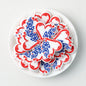 US Independence Day Heart Butterfly Silicone Focal Beads 20pcs