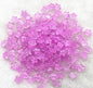 Pentagonal Star Glass Beads 8mm Transparent Pastel Colors 30pcs 9