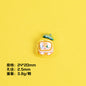 Plating POP BEAN Lucky Star Series Resin Beads Whimsical Characters 10pcs 11