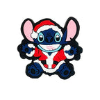 Silicone Focal Beads Christmas Stitch Santa Outfit Oversized Ears 20pcs