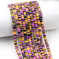 Flat Clay Beads 6mm Colorful Mixed Polymer Spacer 10strands 8