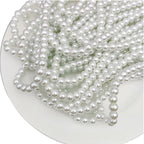 Pearl Glass Beads Round 3-14mm White Imitation Glass Pearls 4