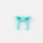 Colorful Bow Silicone Focal Beads with Hole 20 pcs 4