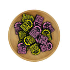 Silicone Focal Beads Little Miss Fucking Sunshine Pink and Yellow Text 20pcs 4
