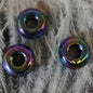 Acrylic Large Hole Spacer Beads 14mm AB Colorful 31pcs 16
