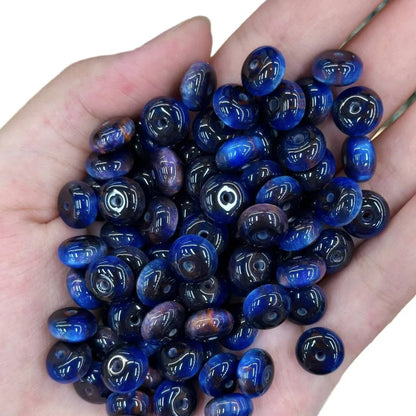 Resin Spacer Beads 10mm Oil Painting Texture 60pcs 5