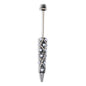 Beadable Pen with Rhinestone Pearl Chain Multicolor Rotating 5 Pcs 24