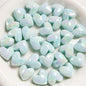 Faceted Heart Acrylic Beads 17.5mm Pastel Vibrant Mixed 10pcs 8