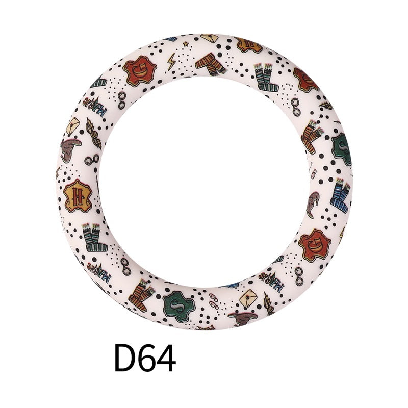 65mm Printing circular silicone rings 66
