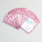 Zip Lock Bags 10.5x15cm Holographic PE Plastic Clear Window 50pcs