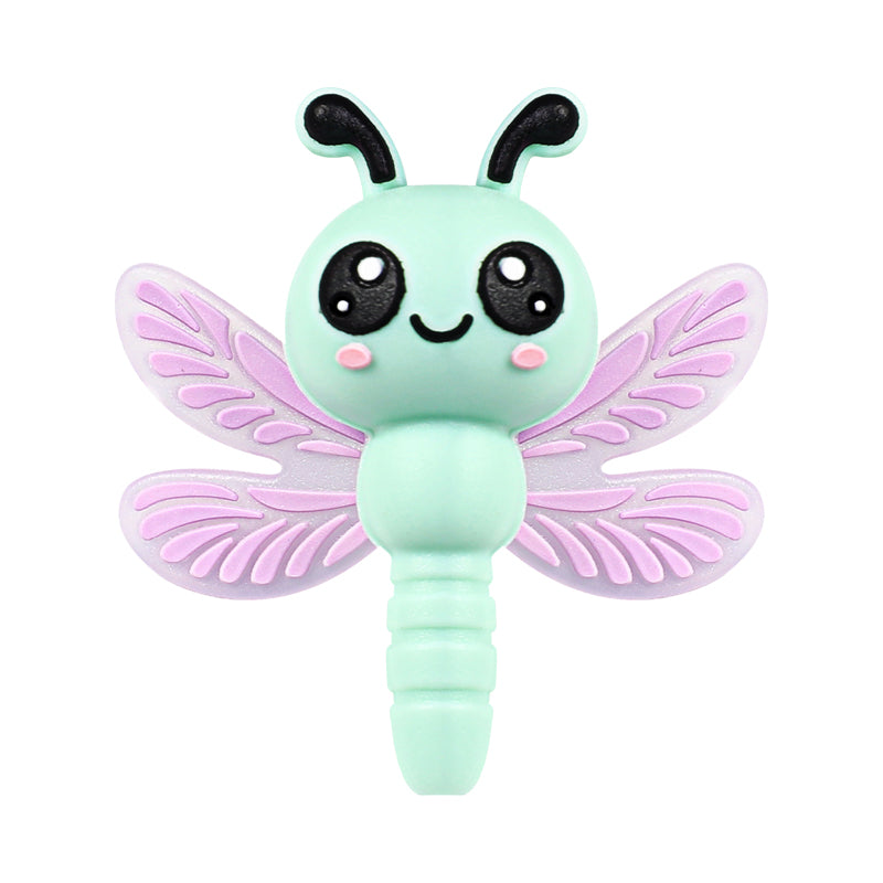 3D Cute Dragonfly Silicone Focal Beads 20Pcs  13