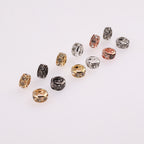 Rhinestone Spacer Beads 12mm Large Hole Gem 50pcs 3