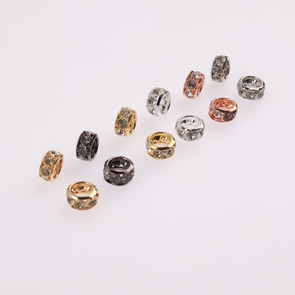 Rhinestone Spacer Beads 12mm Large Hole Gem 50pcs 3