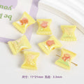Rabbit Candy Acrylic Beads 11x21mm Glossy Pastel Colors 10pcs 8