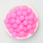 Glow in the Dark 15mm Round Silicone Beads 50pcs 10